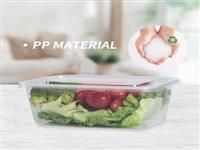 Hot Selling 500ml 650ml 750ml 1000ml Clear Packaging Microwavable Safe Plastic Pp Food Container Custom Takeout To Go Boxes