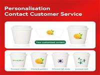Hot Sale Paper Cups 14oz Smooth Bottom High-volume Coffee Chains Leak-proof 8 10 16 Oz To-go Paper Cup